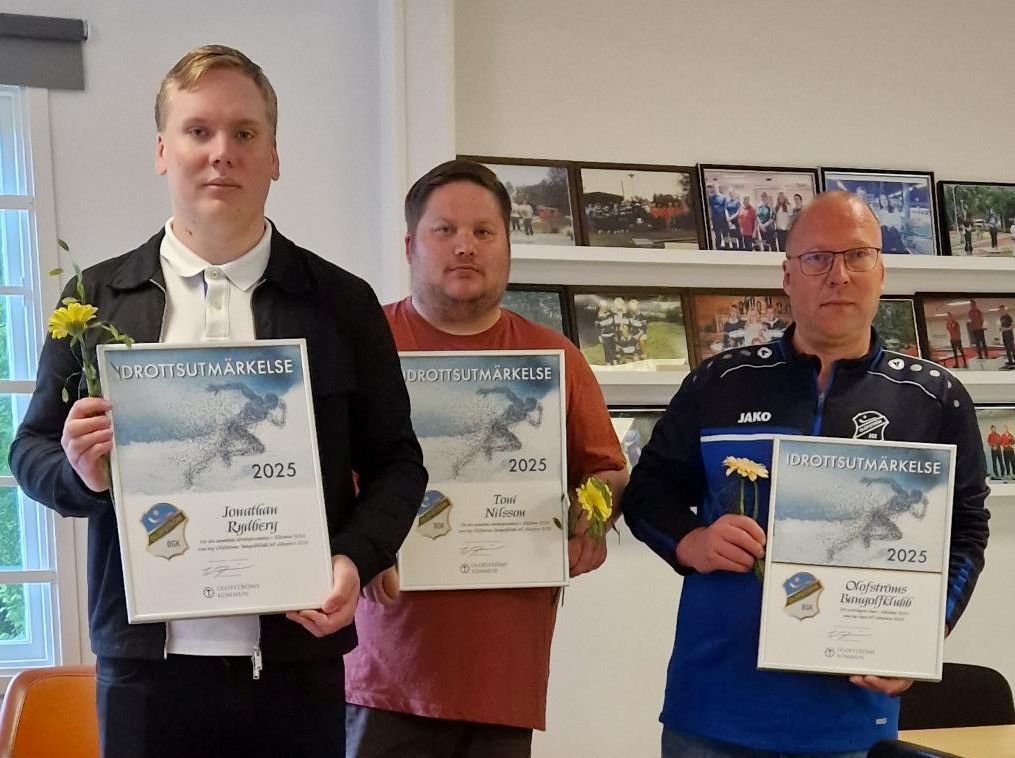 Utmärkelse från Olofströms kommun 2025